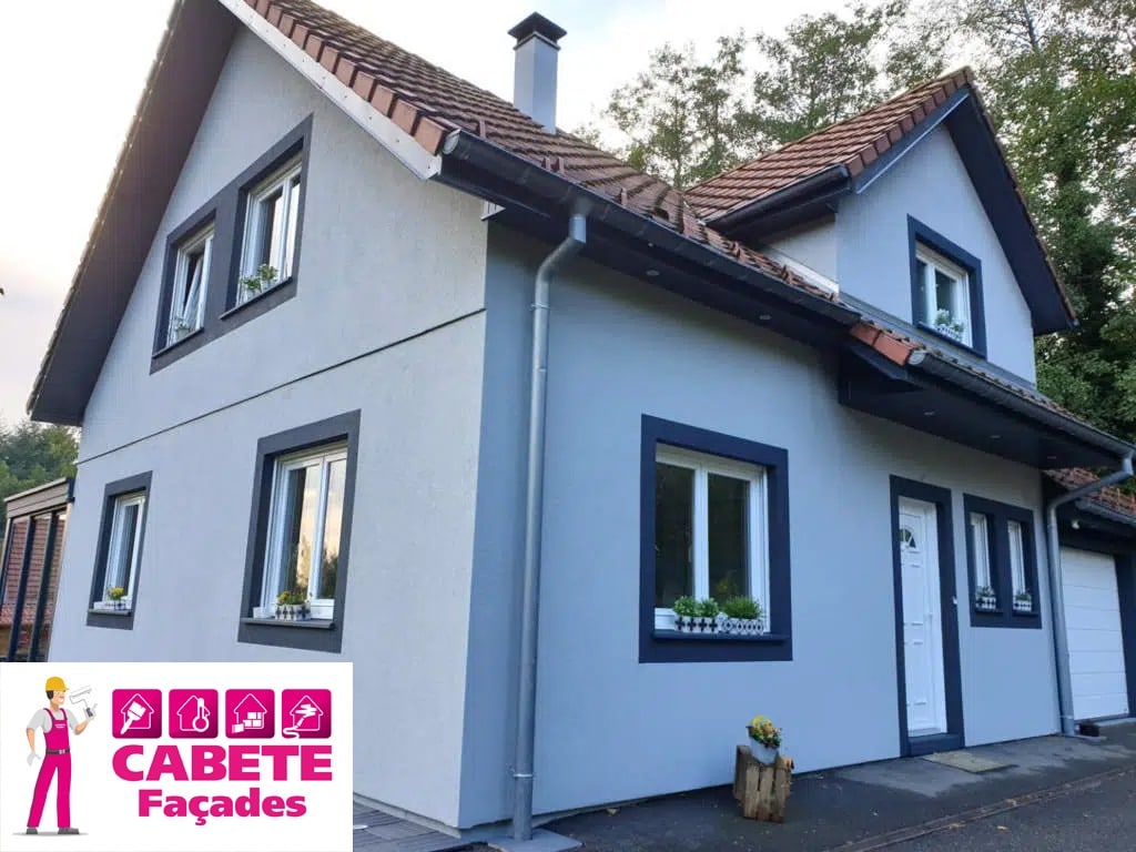 Ravalement des façades de cette maison