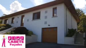Rénovation des façades de cette maison