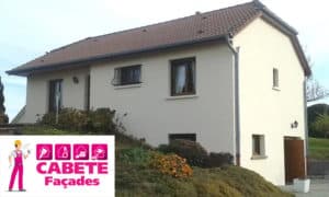 Rénovation des façades d'une maison