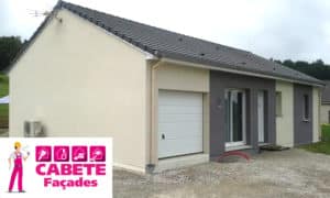 Ravalement des façades d'une maison