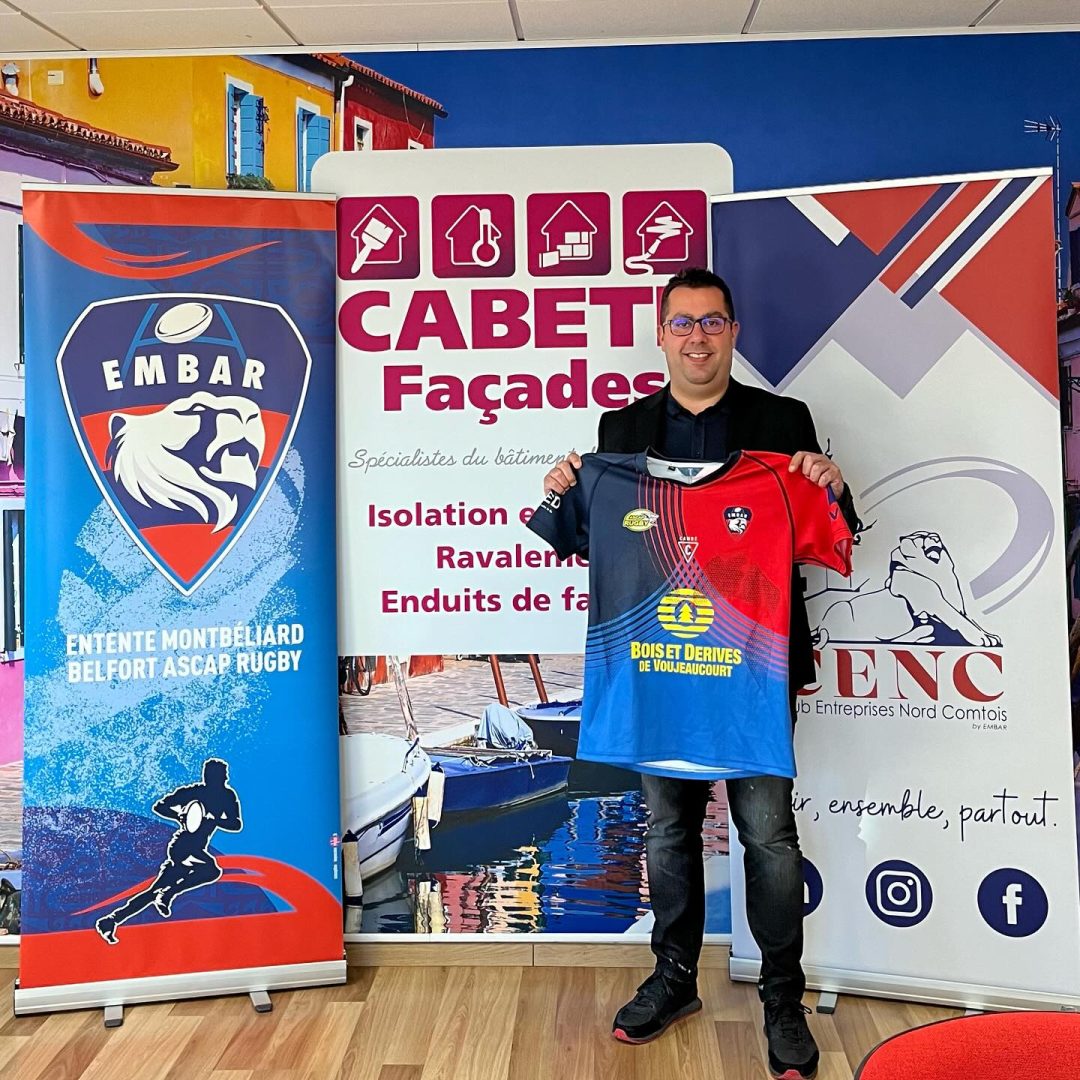 partenariat avec le club de rugby l'EMBAR